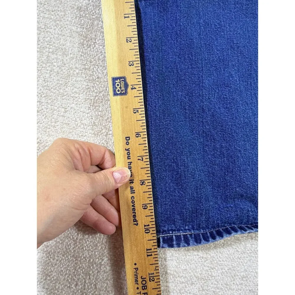 Levis Silvertab Mens 38 Blue Vintage Carpenter Denim Shorts Baggy Streetwear